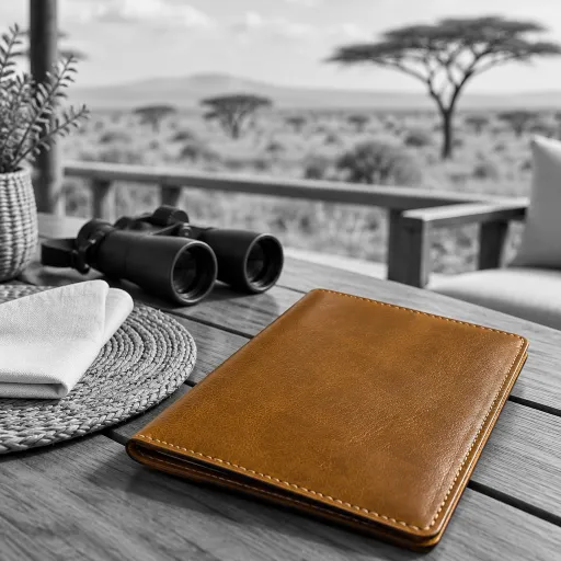 Africa safari travel brochure style guide for luxurious lodge stays