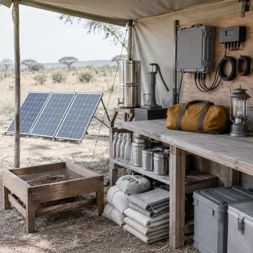 Off the grid, on purpose: how a remote safari camp runs on sun, storage and very little waste