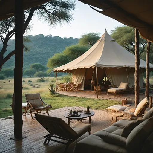 Luxury tented safari camps: immersive elegance in Africa’s wild reserves