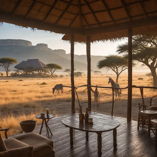 Planning a safari lodge stay around the weather in Kenya, Africa in July