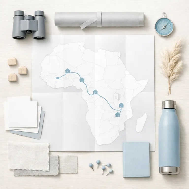 An african safari travel field map for luxurious lodge journeys
