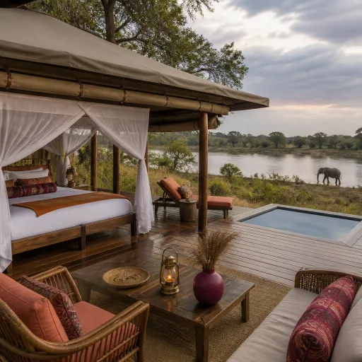 Refined accommodation in Selous Game Reserve for discerning safari guests